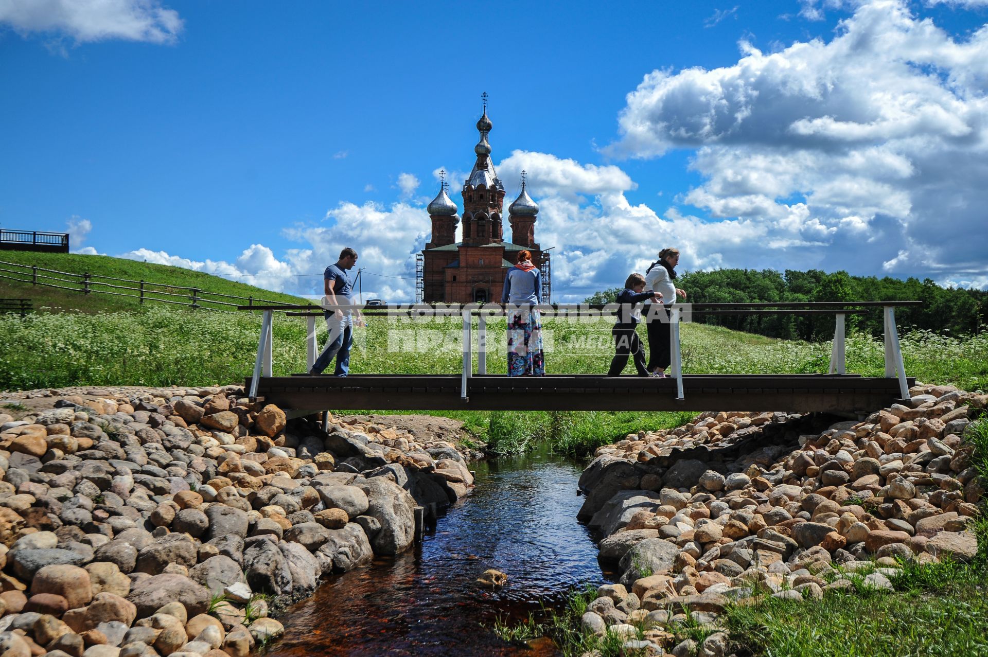 Тверская область, Волговерховье. Исток Волги.