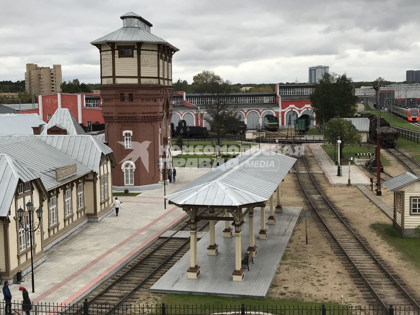 Москва.   Музейно-производственный  комплекс   `Станция Подмосковная`.