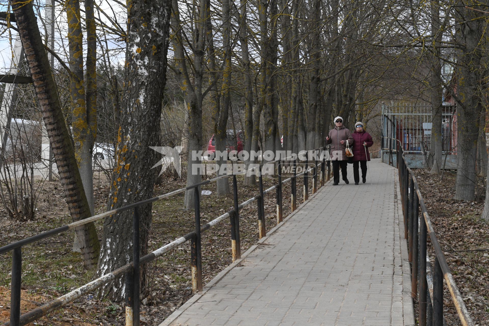 Русиново.  Улицы в городе адаптированны для слепых.