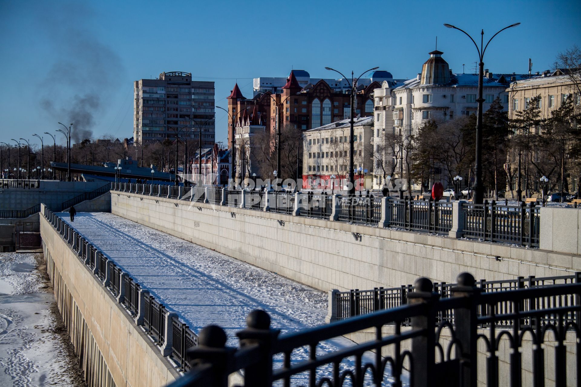 Виды Благовещенска.