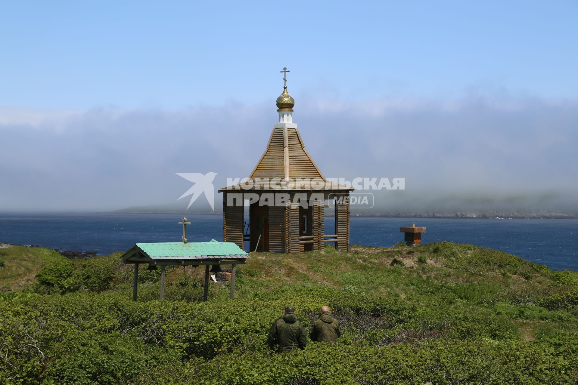 Курильские острова, остров Матуа. Часовня святого Великомученика и Победоносца Георгия.