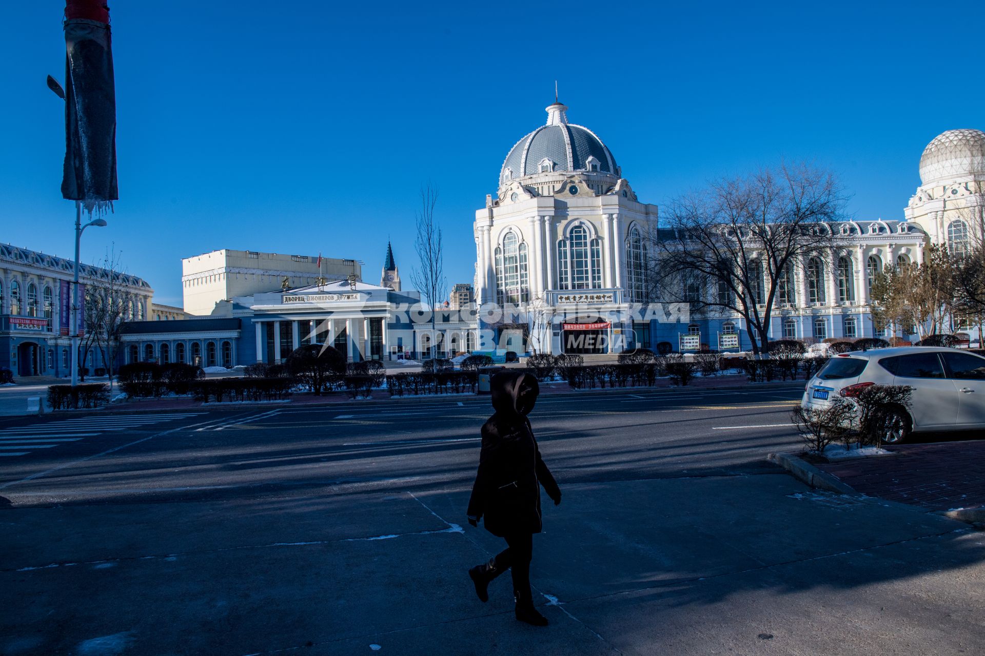 Китай, Хэйхэ. Повседневная жизнь города.