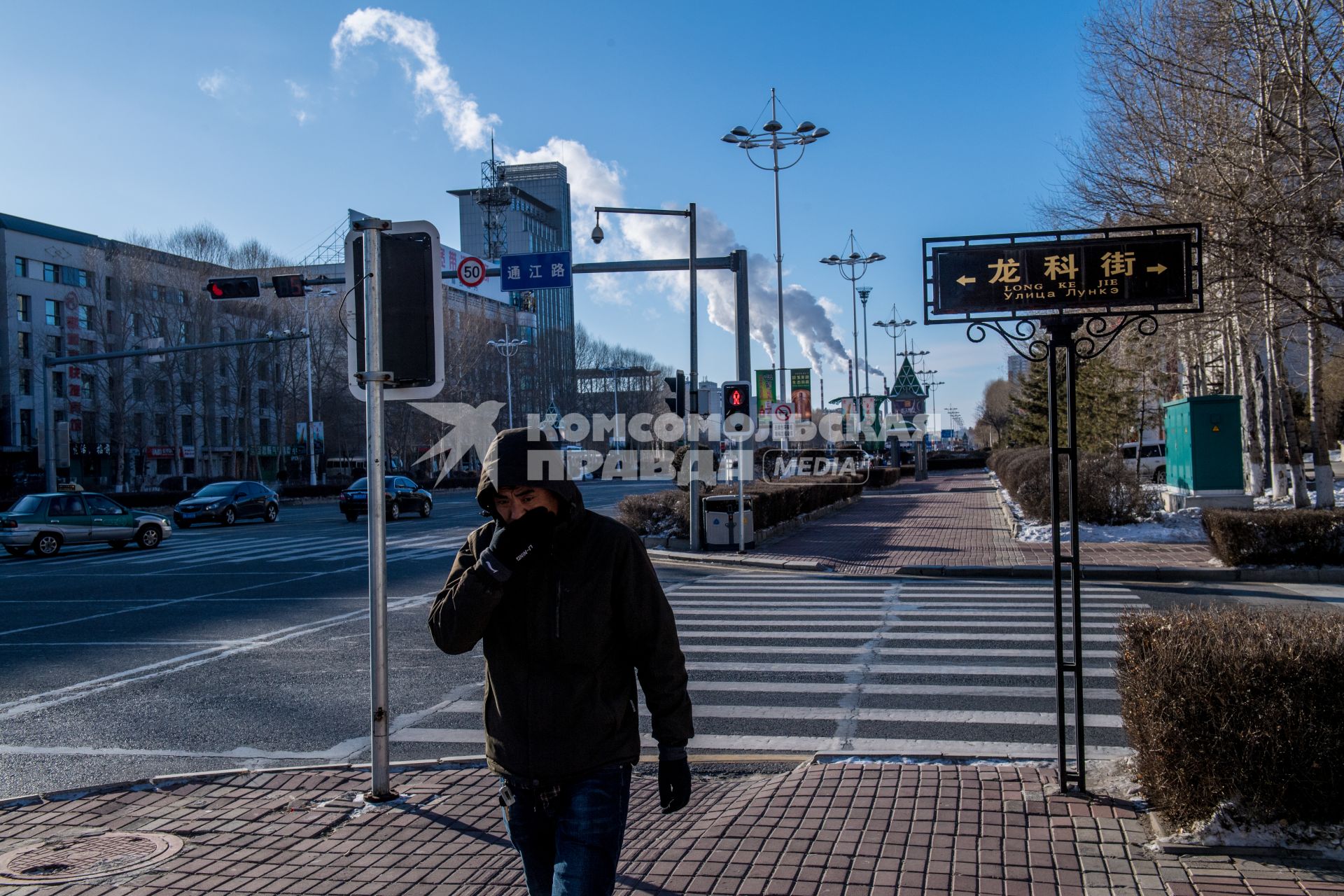 Китай, Хэйхэ. Повседневная жизнь города.