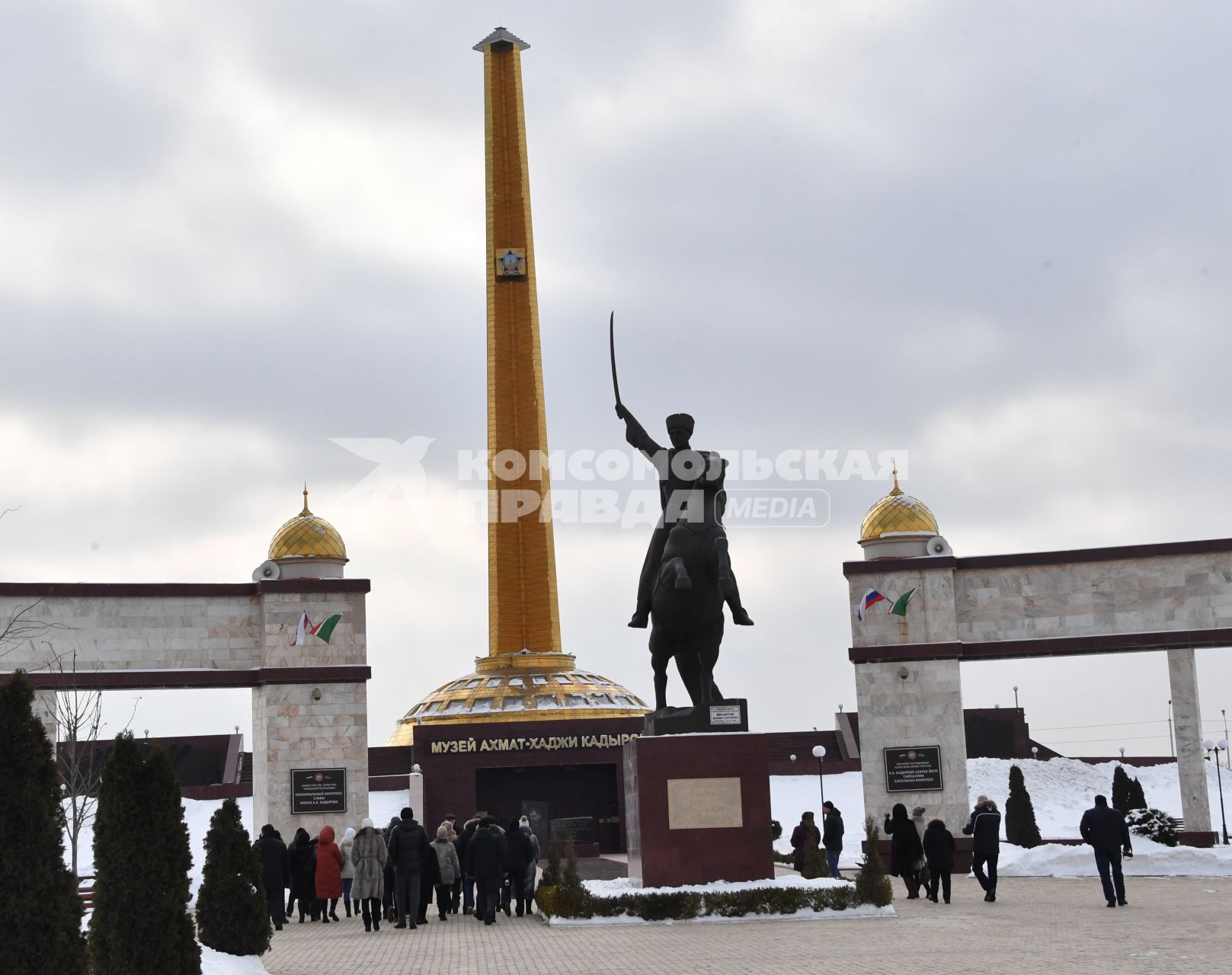 Чечня, Грозный. Мемориальный комплекс Славы имени Ахмата Кадырова.