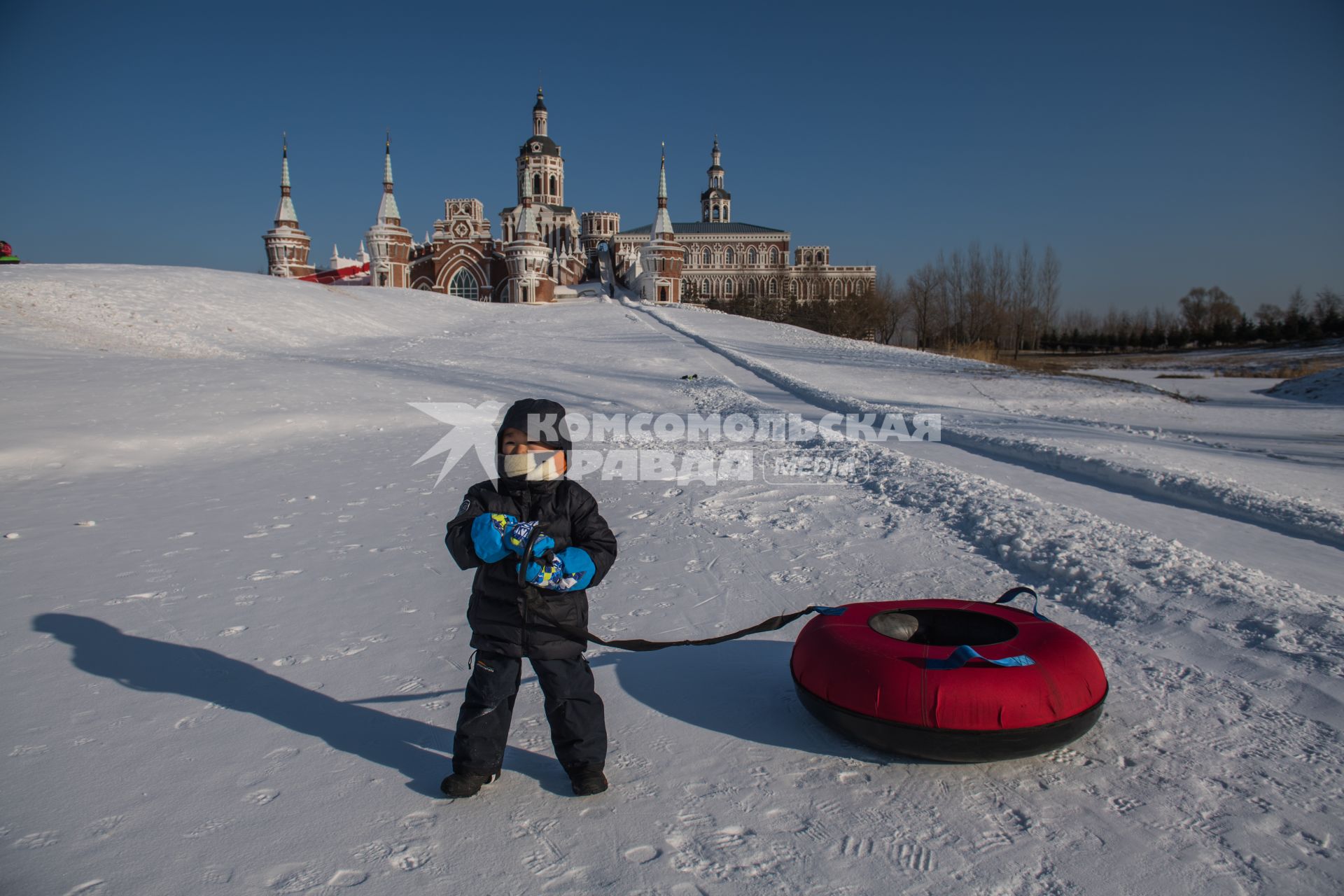 Китай, Харбин. Парк `Усадьба Волга`.