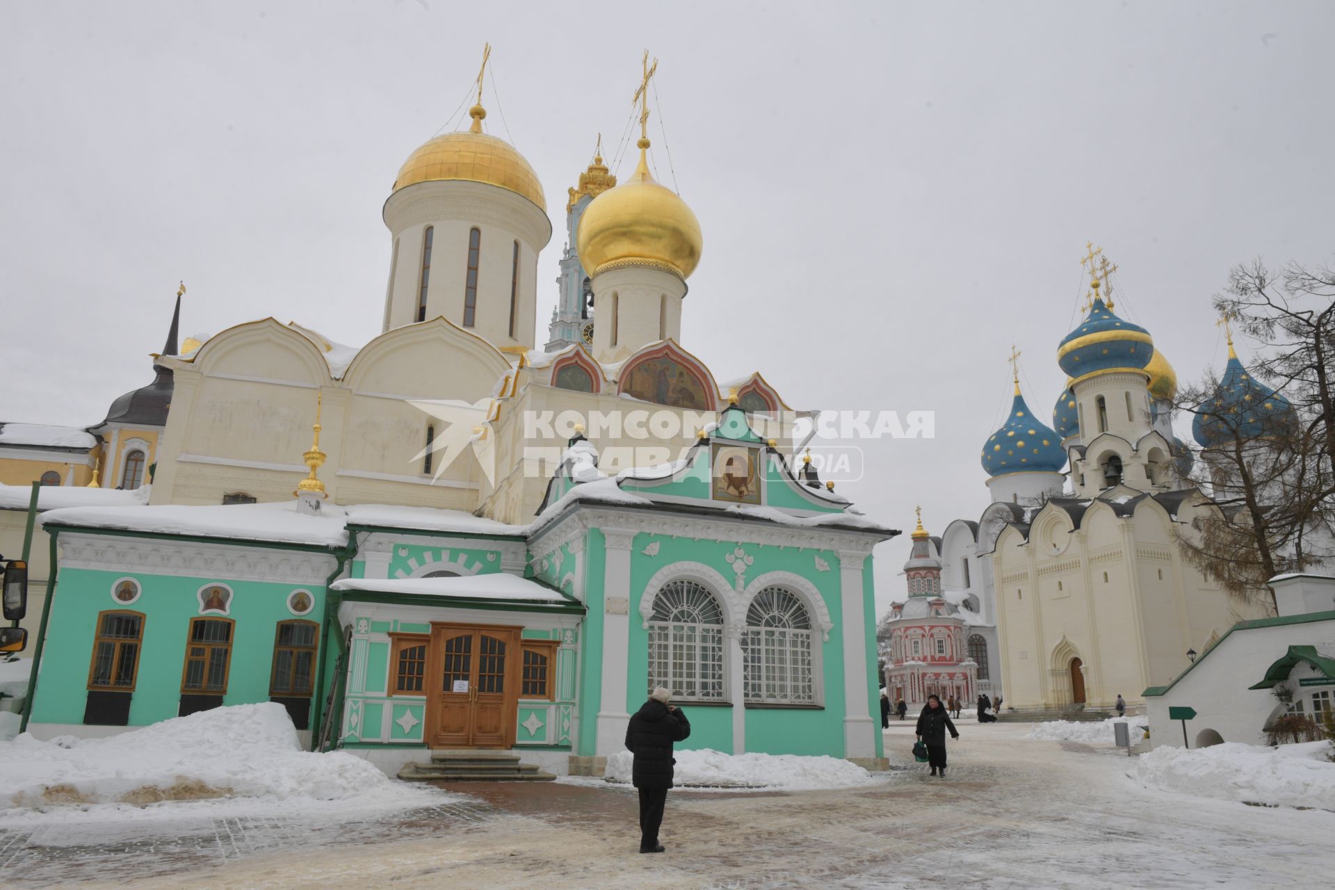 Сергиев Посад.  Церковь преподобного Никона Радонежского  на территории   Свято-Троицкой Сергиевой  Лавры.