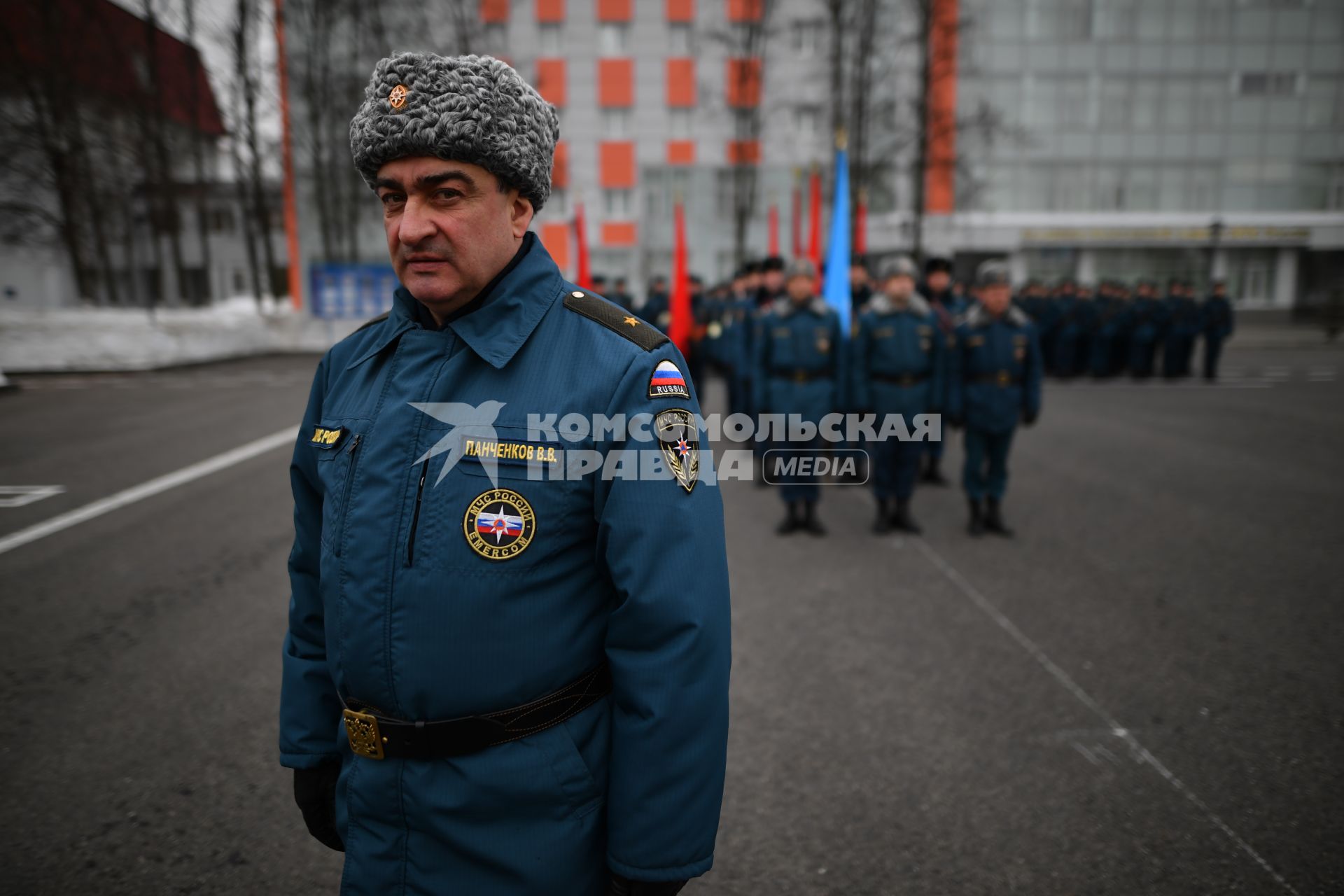 Московская область. Начальник Академии гражданской защиты, генерал-майор Владимир Панченков.