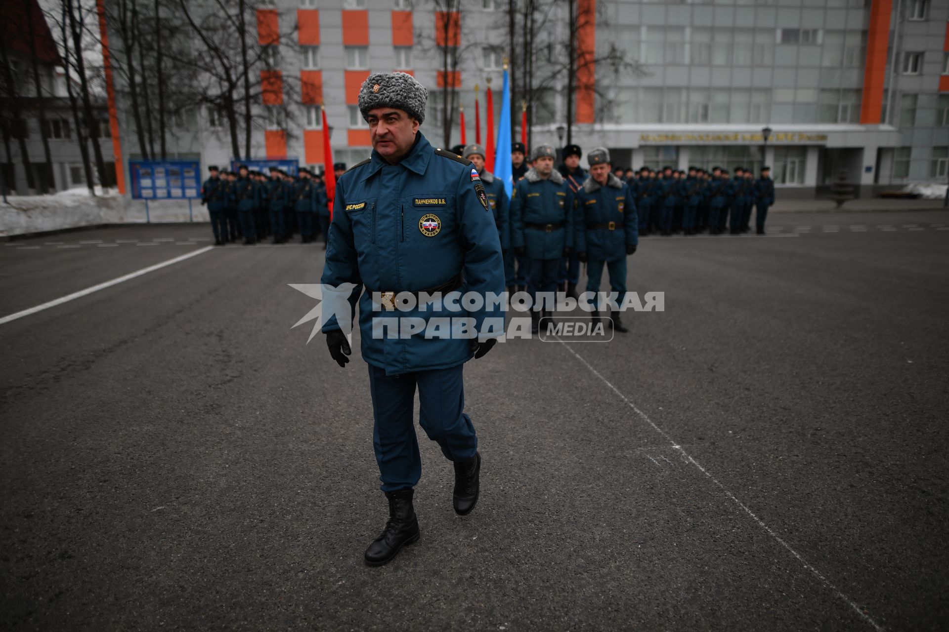 Московская область. Начальник Академии гражданской защиты, генерал-майор Владимир Панченков.