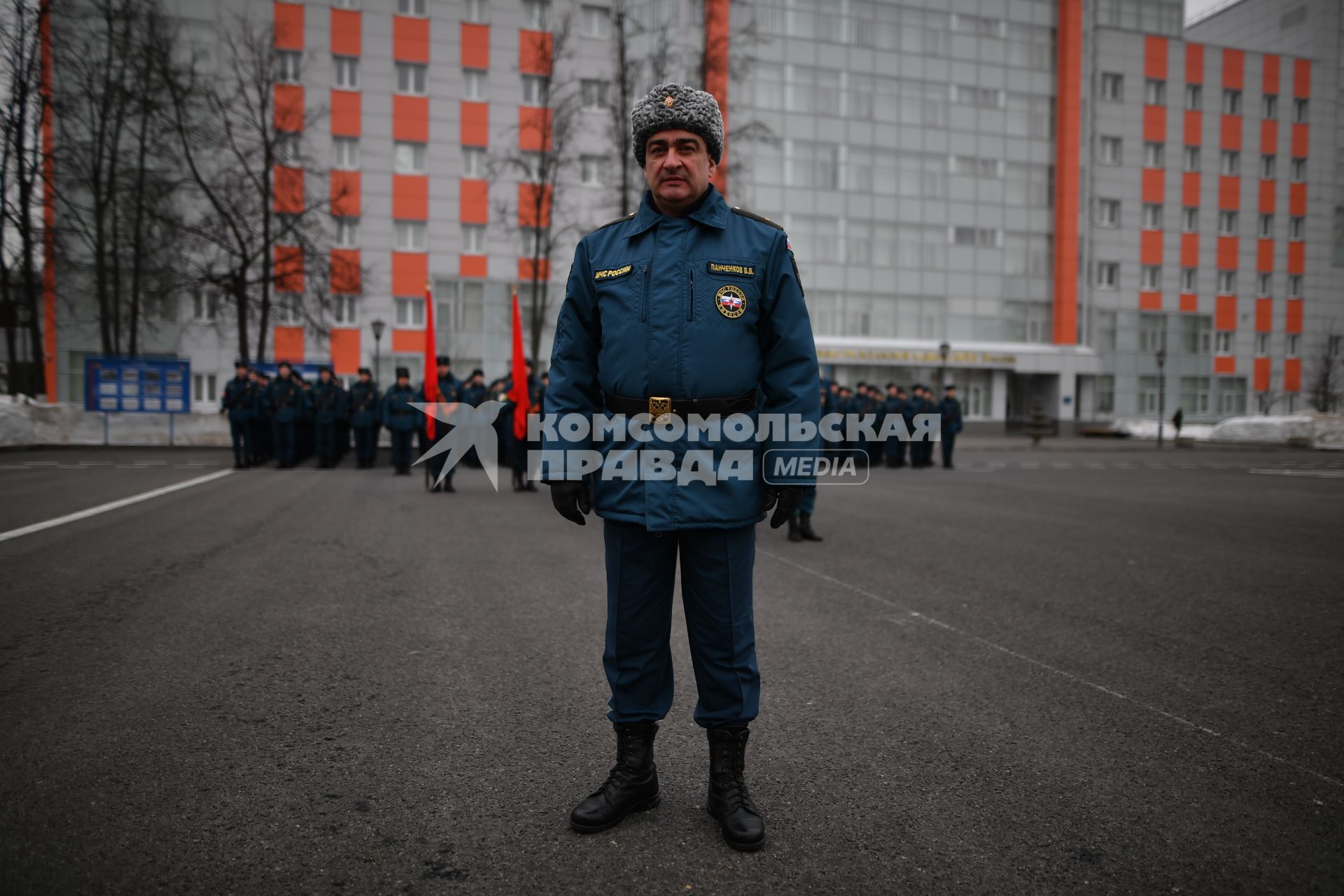 Московская область. Начальник Академии гражданской защиты, генерал-майор Владимир Панченков.