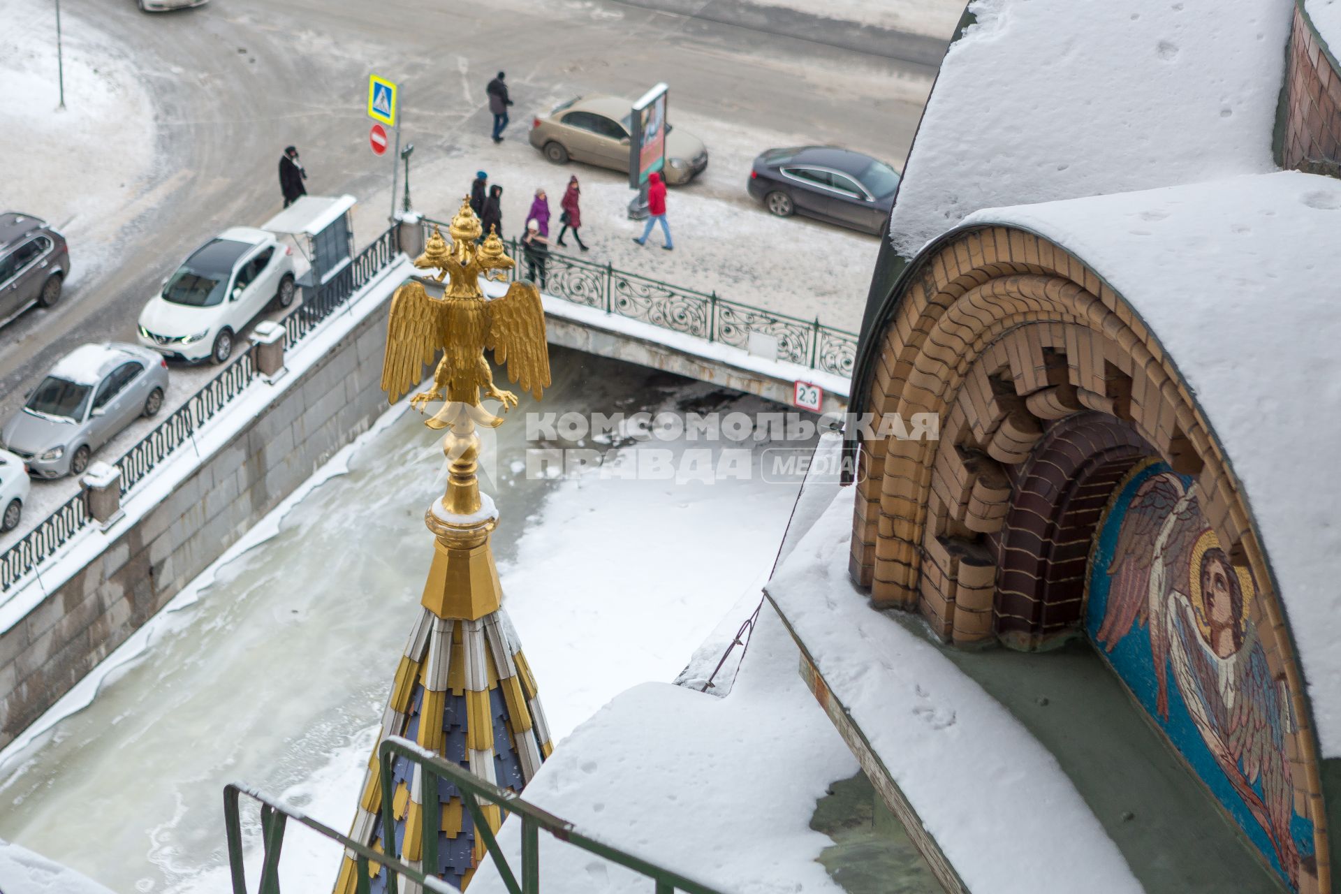 Санкт-Петербург.   Вид на город  с собора Воскресения Христова   `Спаса на Крови `.