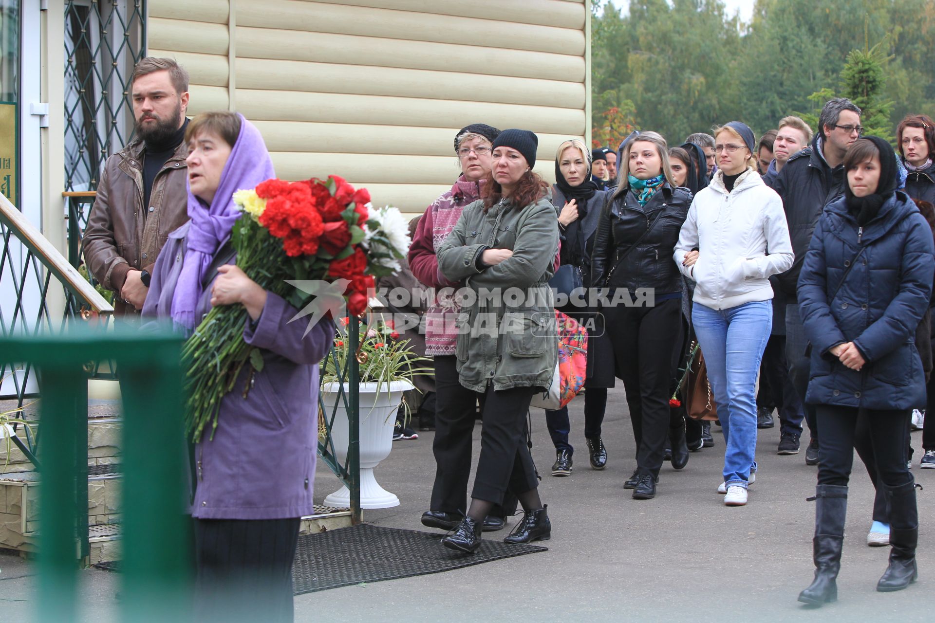 Похороны актера  Егора Клинаева