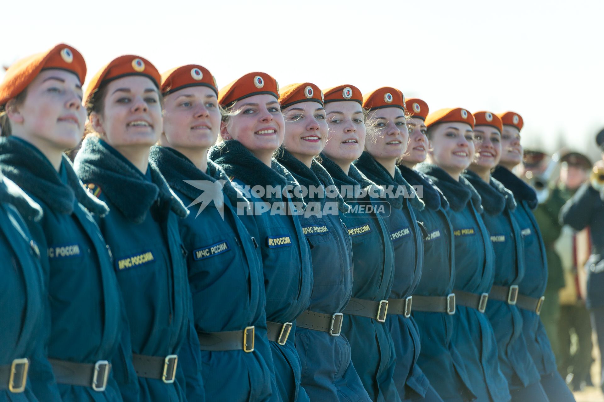 Ленинградская область. Во время репетиции парада Победы на аэродроме ВКС России в Левашово.