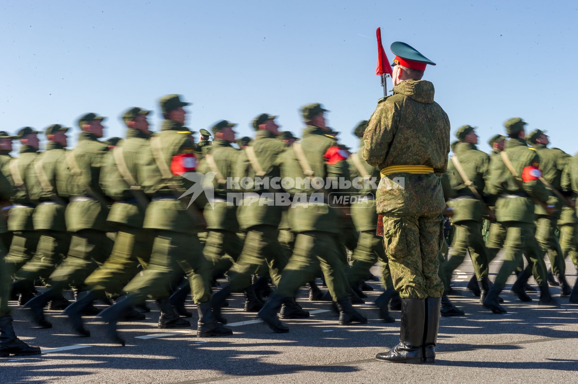 Ленинградская область. Во время репетиции парада Победы на аэродроме ВКС России в Левашово.