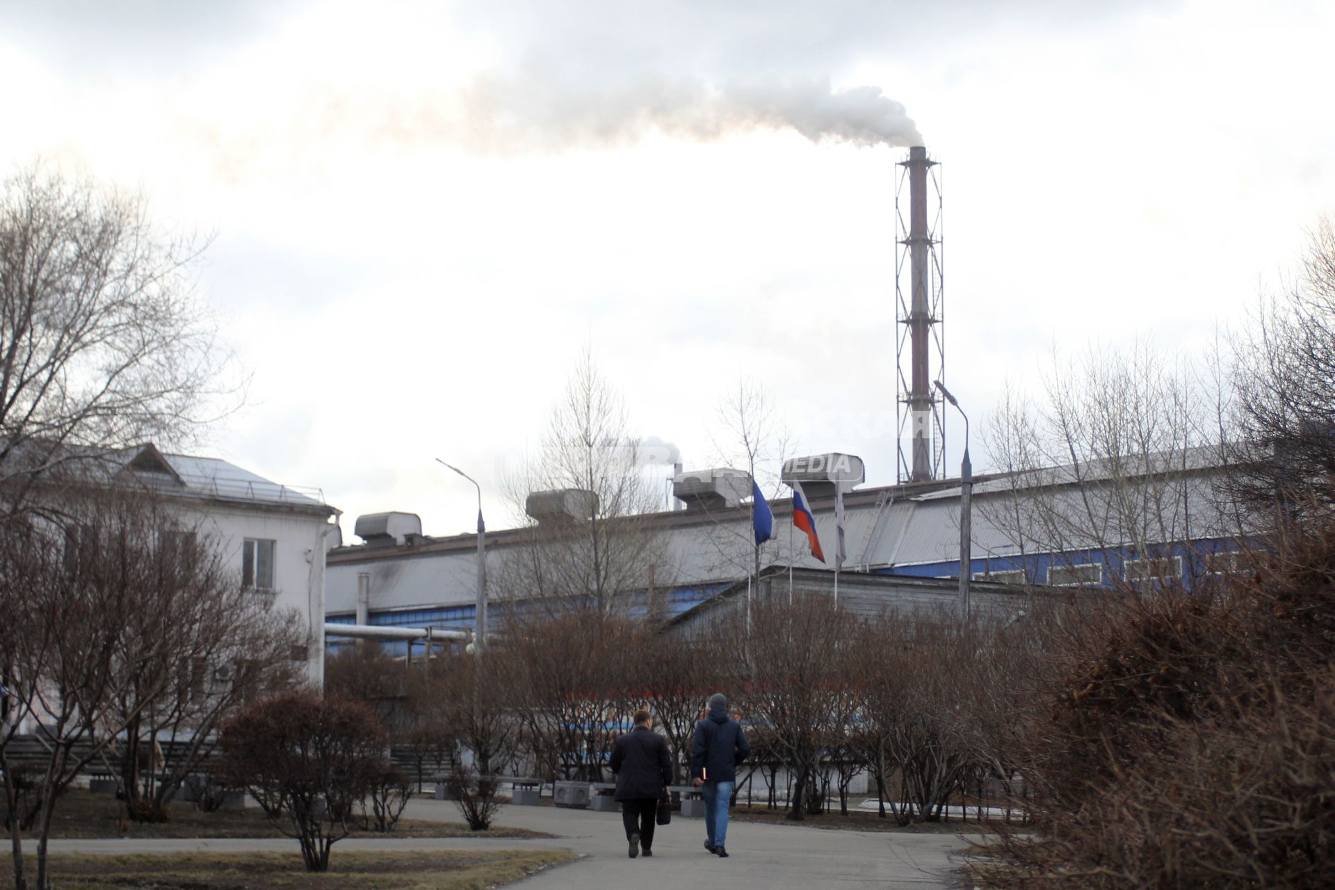 Шелехов. Вид на  ИркАЗ - Иркутский алюминиевый  завод.