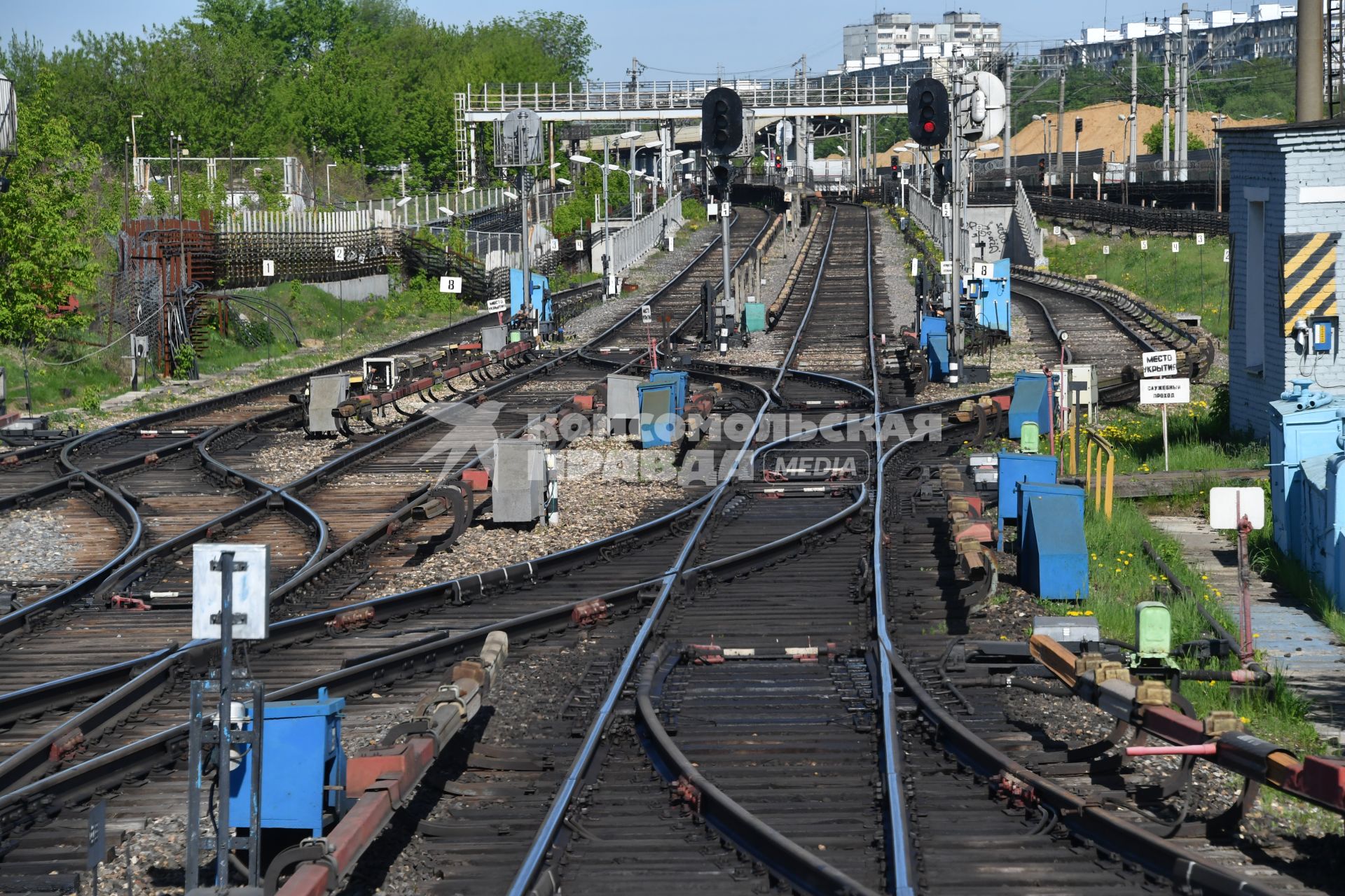 Москва. Метродепо `Выхино`.