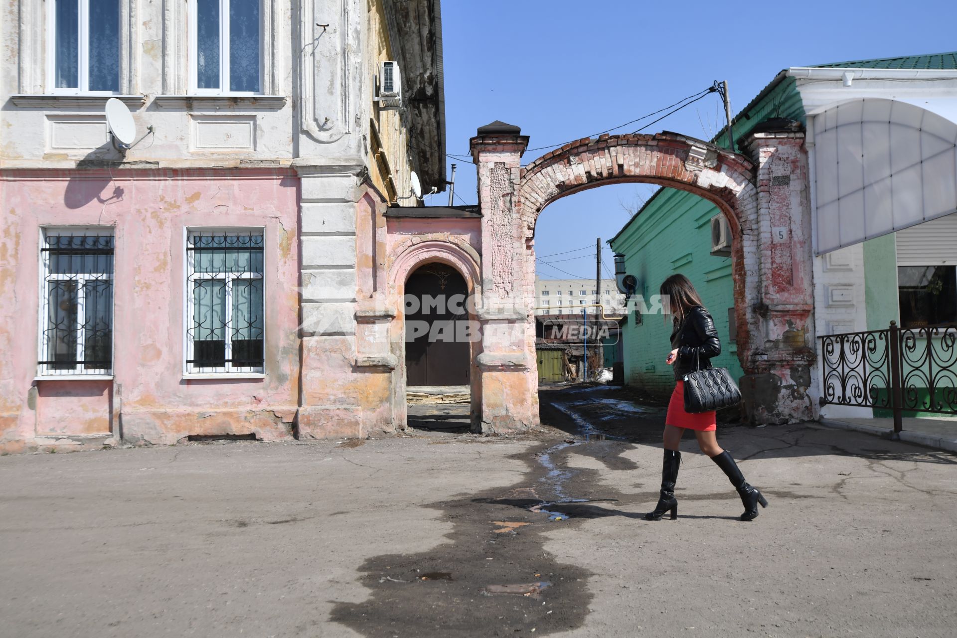 Балашов. Старые дома на улицах города.