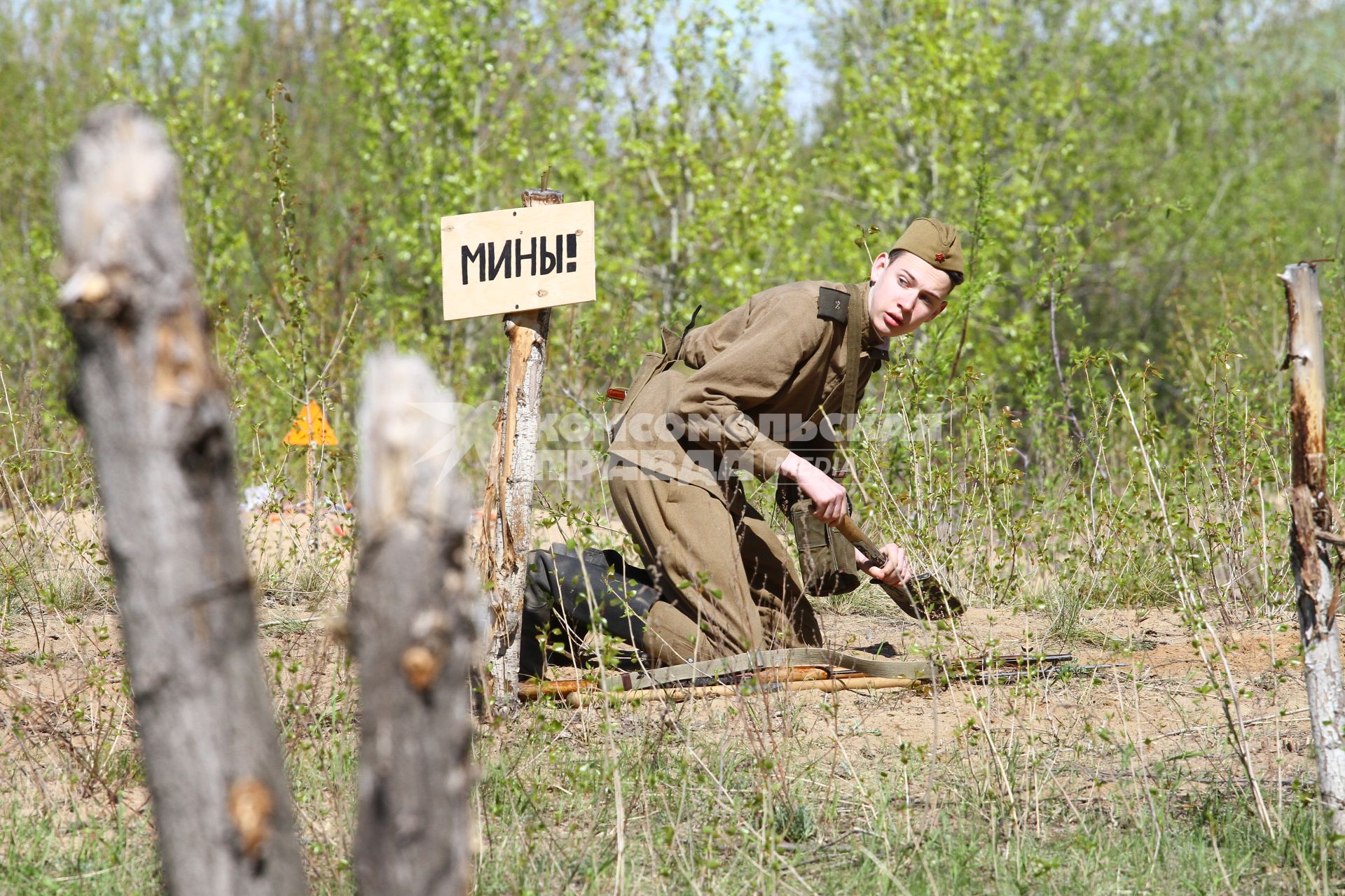 Нижний Новгород. Военно-историческая реконструкция в рамках празднования Дня Победы.