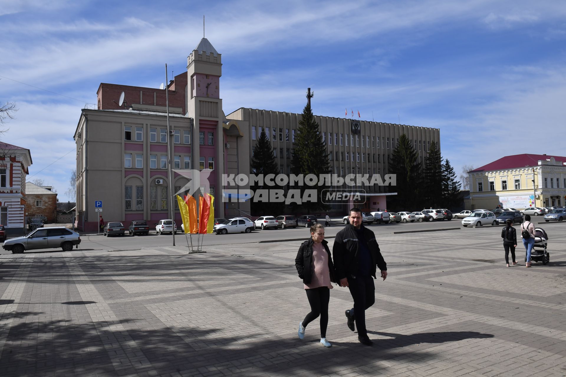 Борисоглебск. Вид на центральную площадь города.