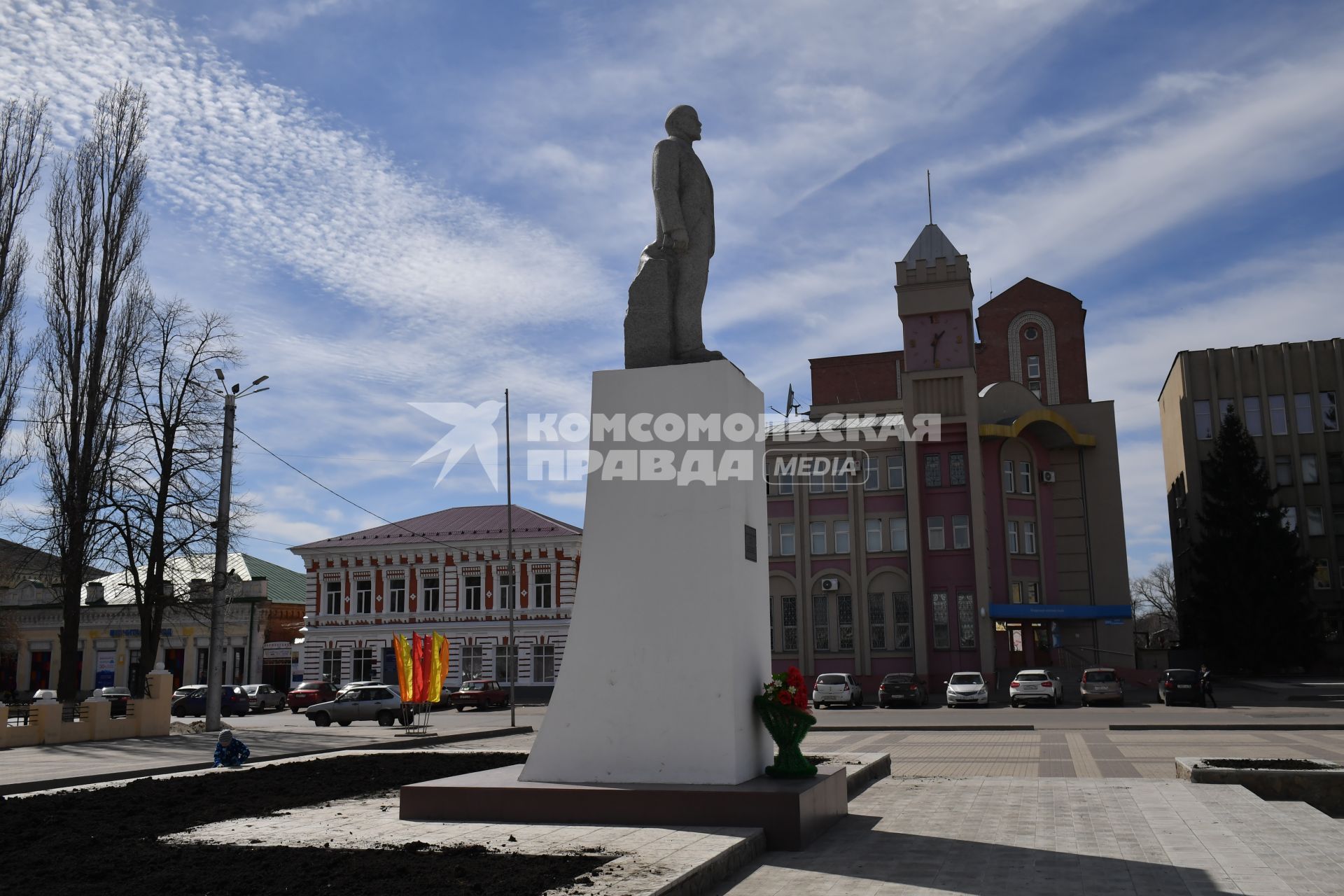 Борисоглебск. Вид на центральную площадь города.