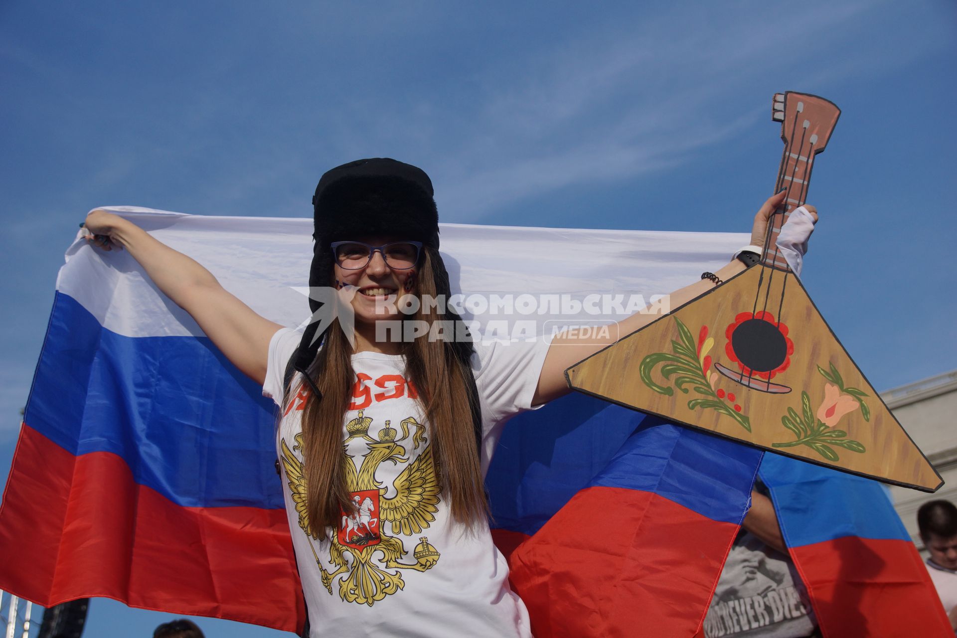 Самара.   Во время Фестиваля болельщиков FIFA  2018.