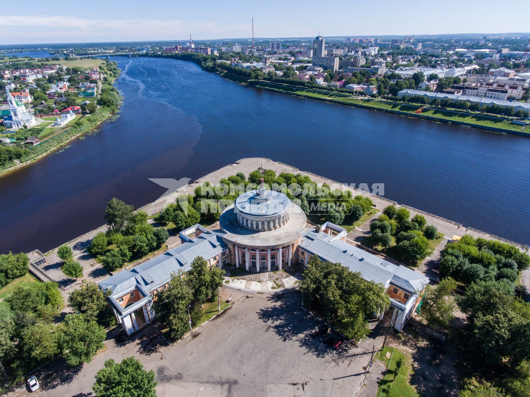 Тверь. Место, где река Тверца впадает в Волгу.