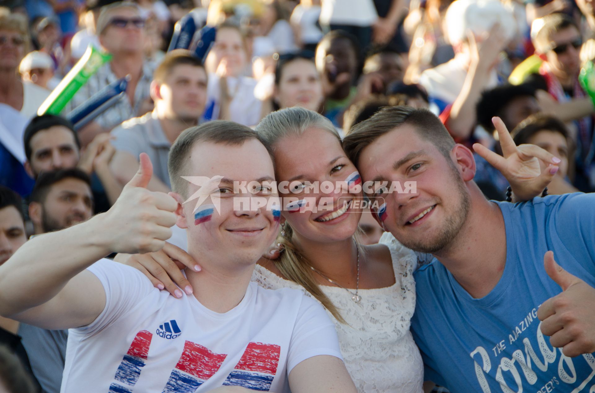 Волгоград.  Фестиваль болельщиков Чемпионата мира по футболу FIFA 2018.