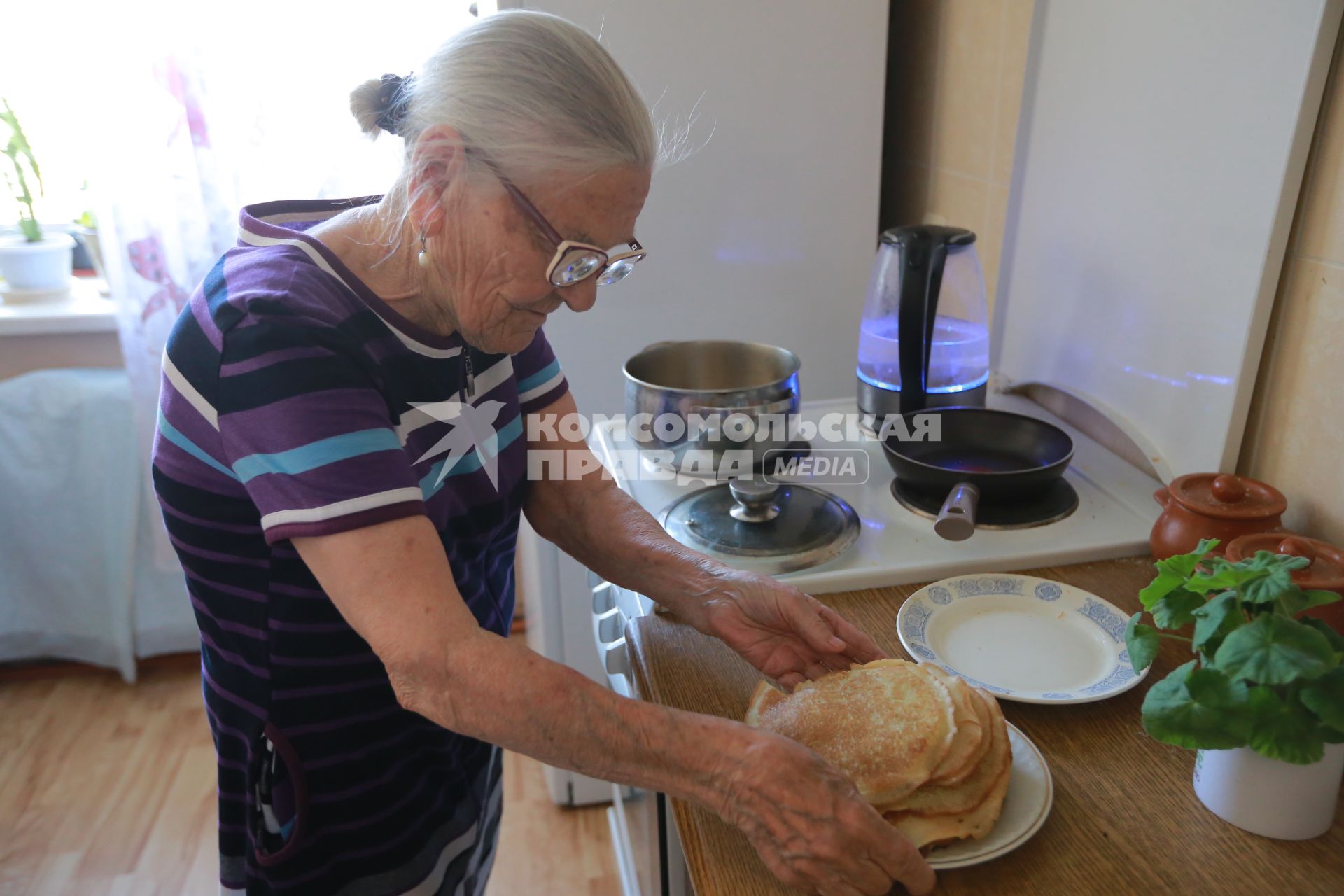 Красноярск. Елена Ерхова (баба Лена), 90-летняя путешественница.