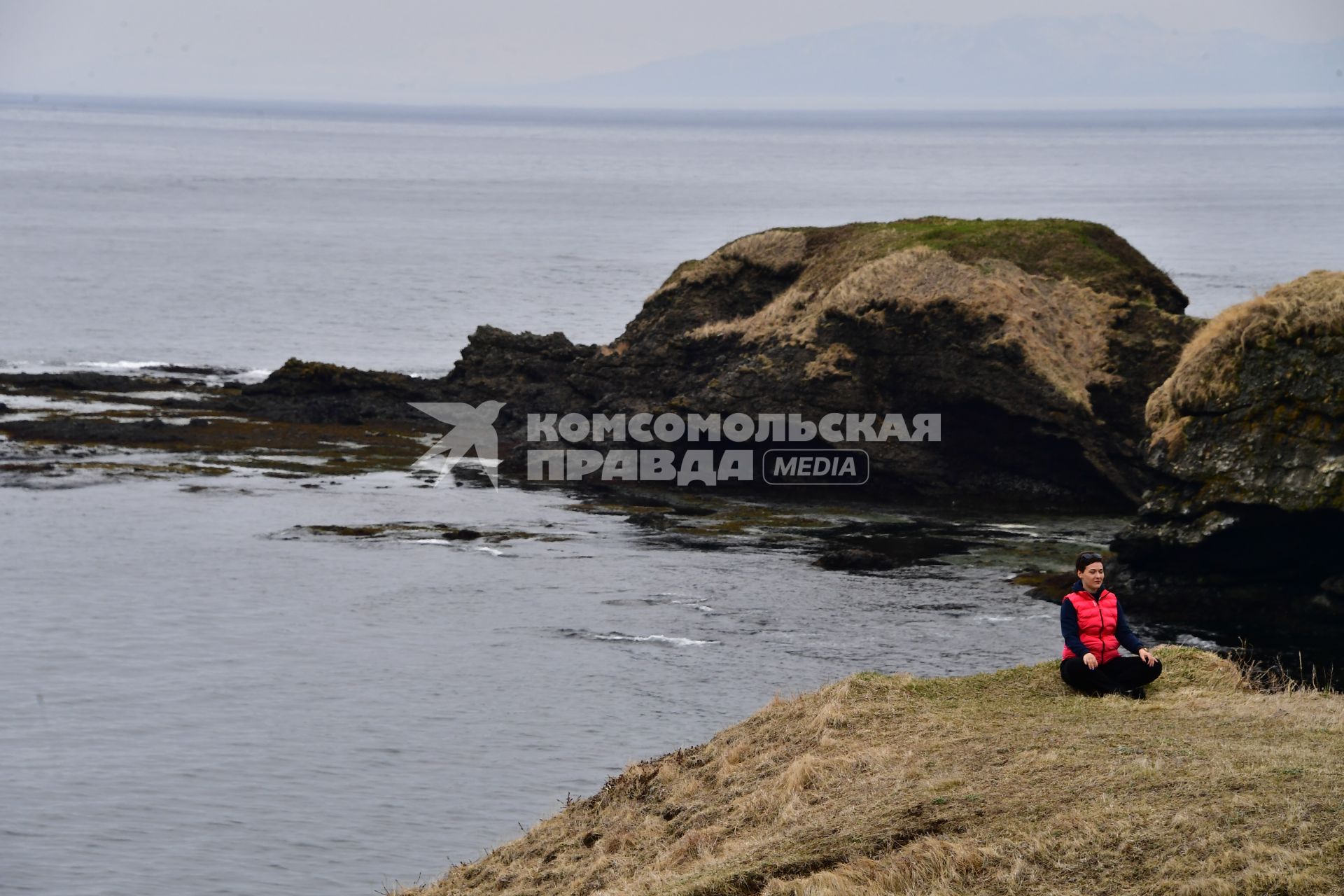 Остров Итуруп, Китовое. На берегу моря.