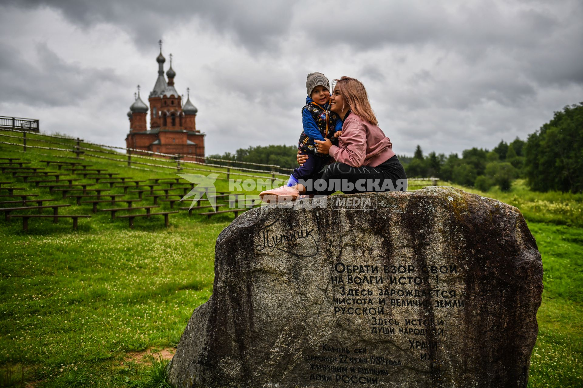 Тверская область, Волговерховье. Спасо-Преображенская церковь в Ольгином  монастыре у истока  Волги.