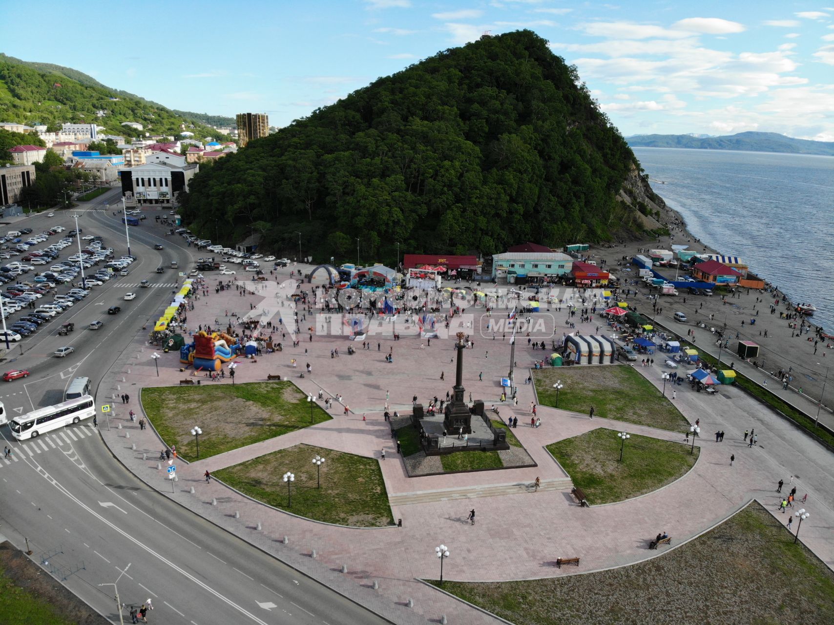 Петропавловск-Камчатский.  Центральная площадь.