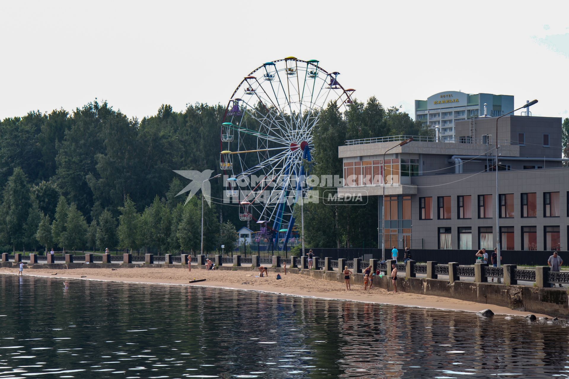 Республика Карелия, Петрозаводск. Набережная.