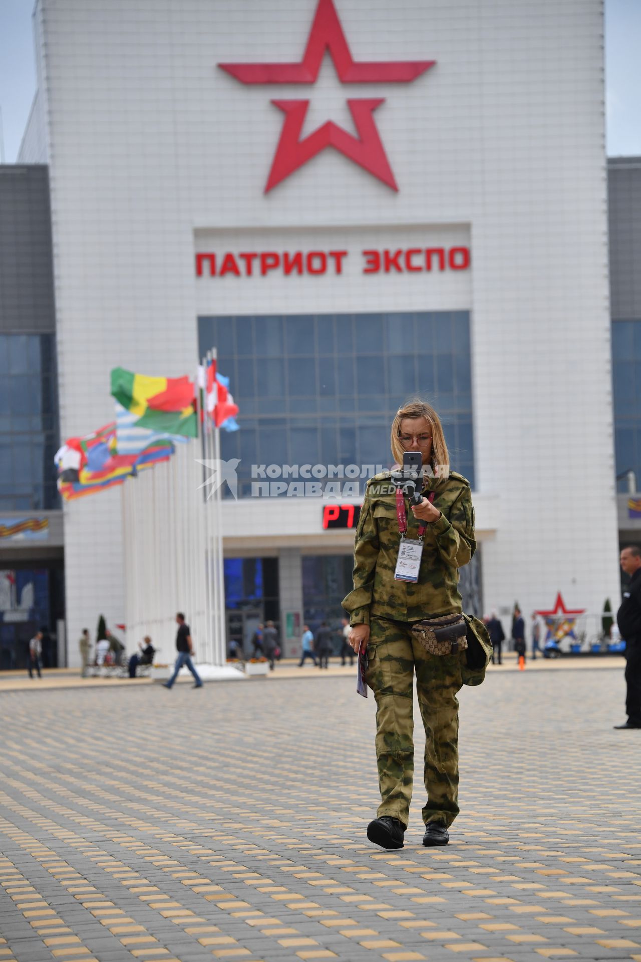 Московская область, Кубинка.  На открытии IV Международного военно-технического форума (МВТФ) `Армия-2018` в парке `Патриот`.