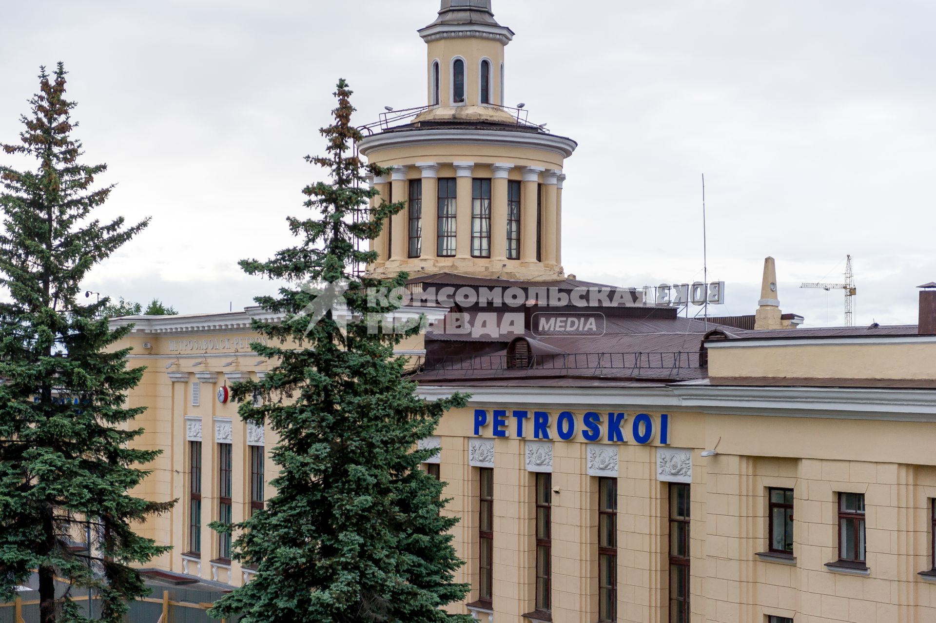 Республика Карелия. Петрозаводск. Железнодорожный вокзал.