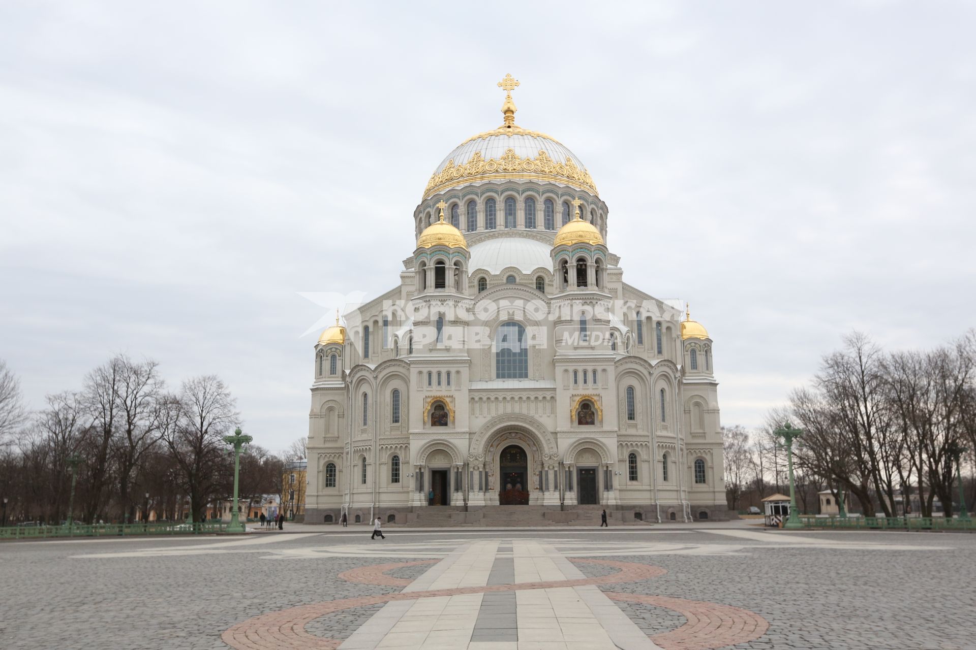 Кронштадт.  Морской Никольский собор.