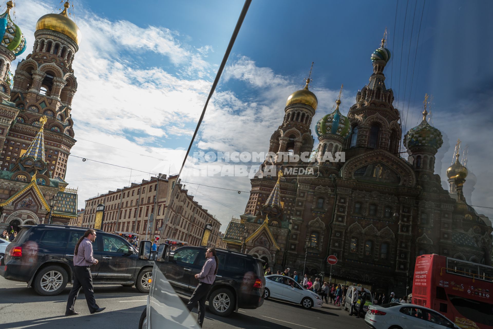 Санкт-Петербург. Вид на  собор Воскресения Христова Спас на Крови.