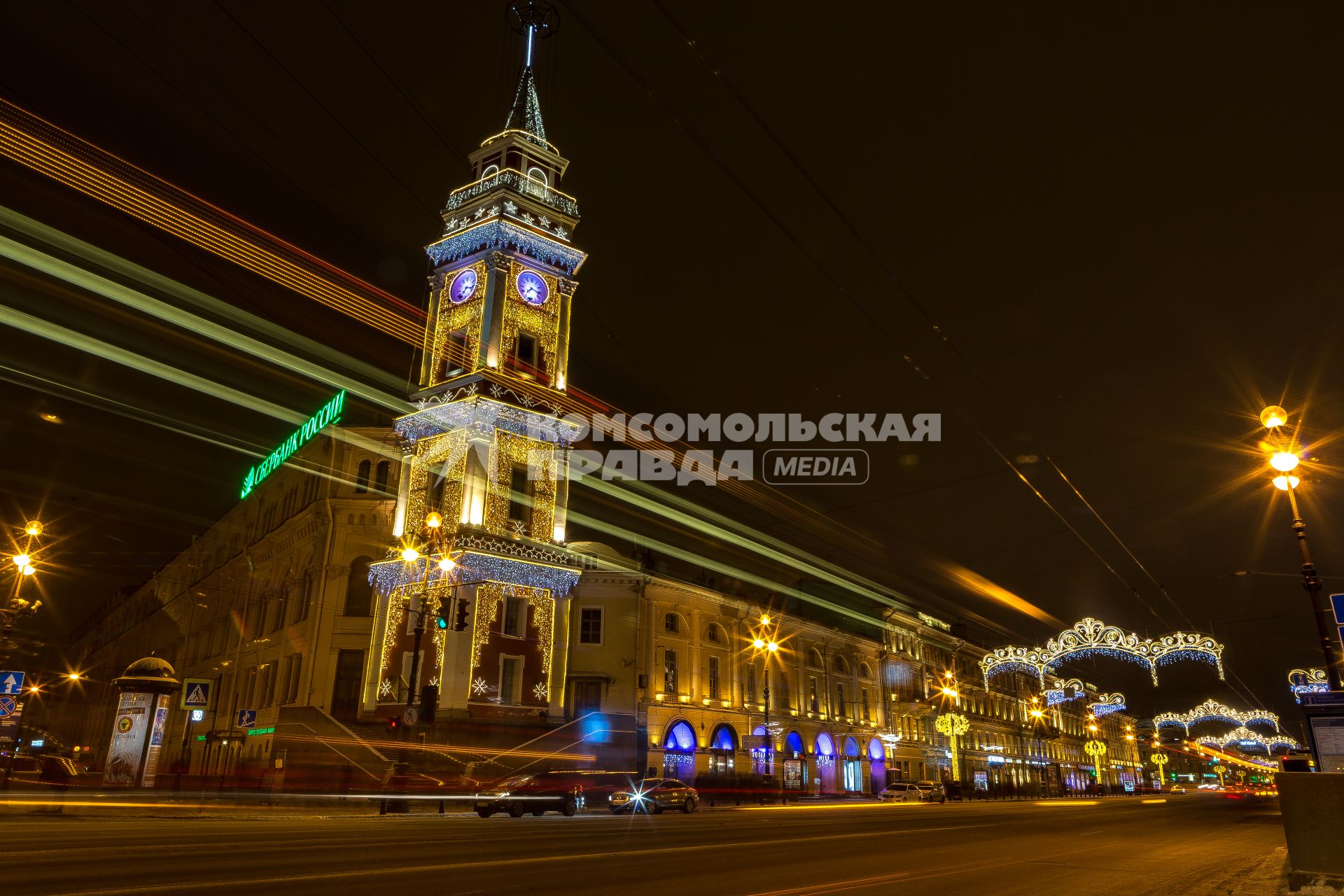 Санкт-Петербург. Новогоднее оформление города.