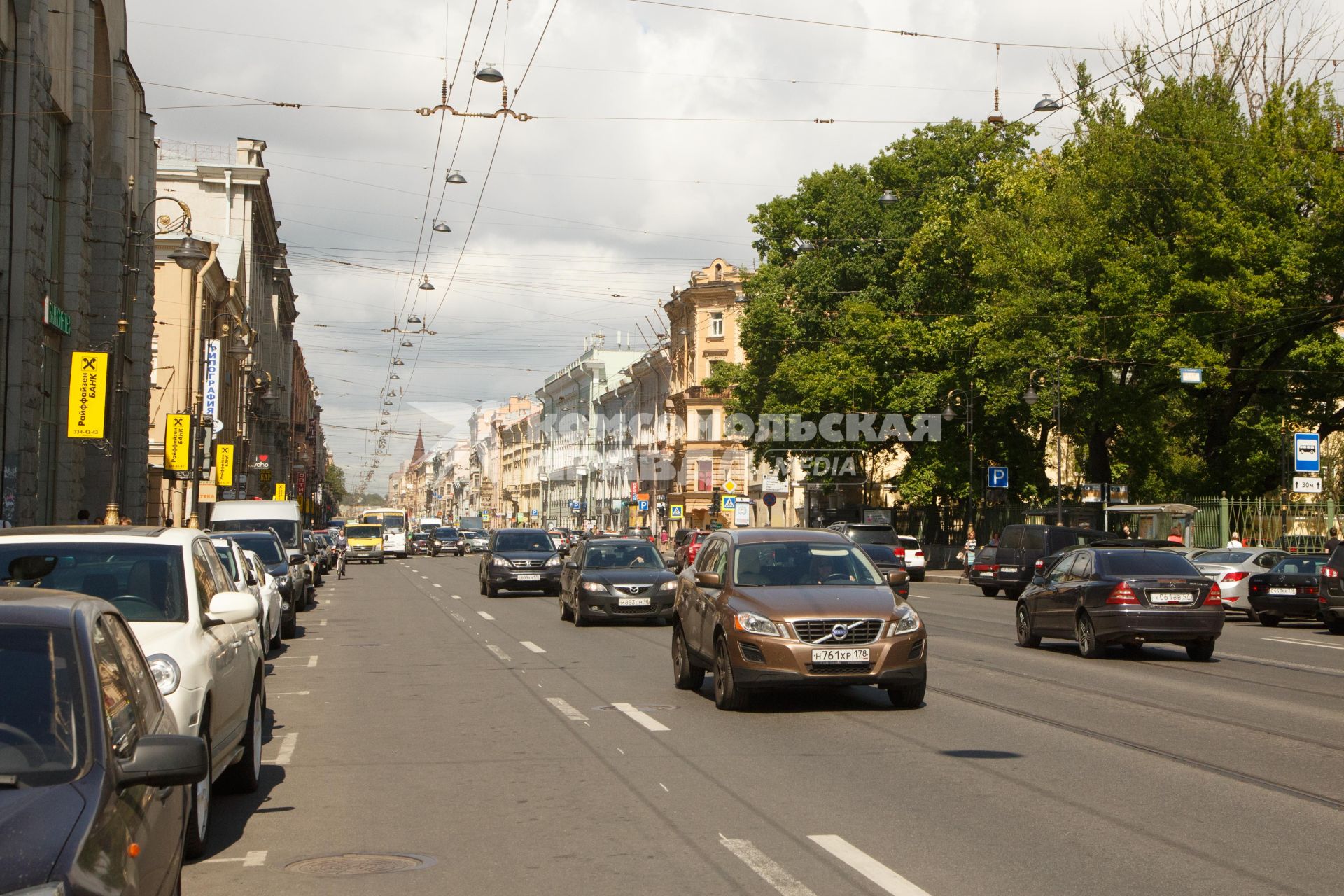 Санкт-Петербург. Вид на Литейный проспект.