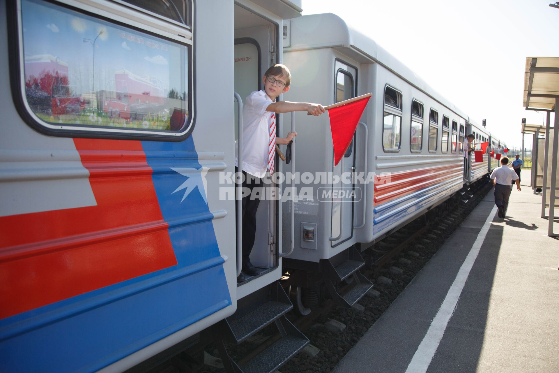 Санкт-Петербург. Малая Октябрьская детская железная дорога.