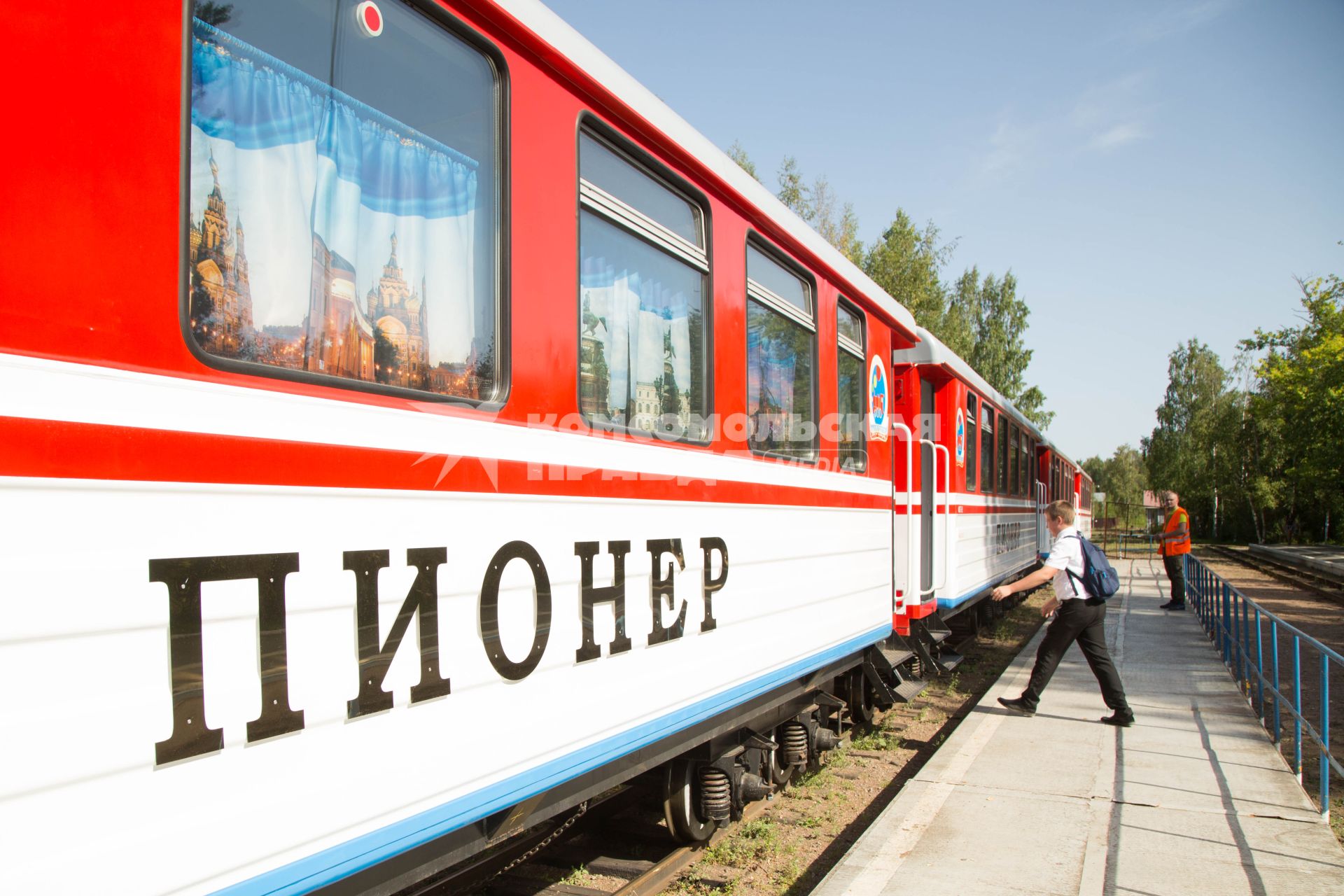 Санкт-Петербург. Малая Октябрьская детская железная дорога.