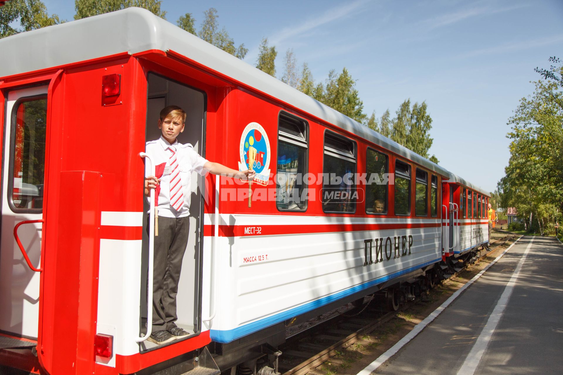 Санкт-Петербург. Малая Октябрьская детская железная дорога.