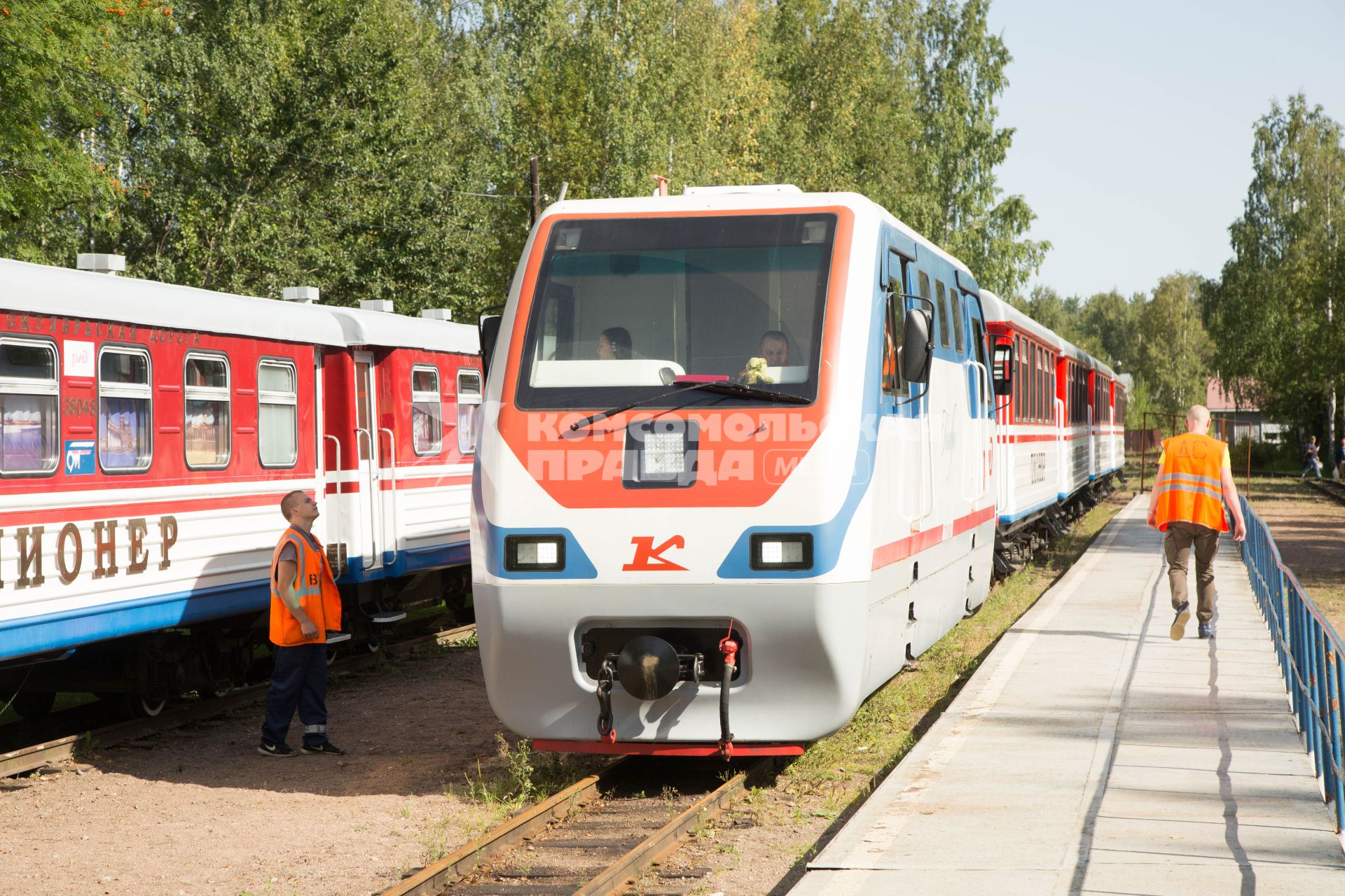 Санкт-Петербург. Малая Октябрьская детская железная дорога.