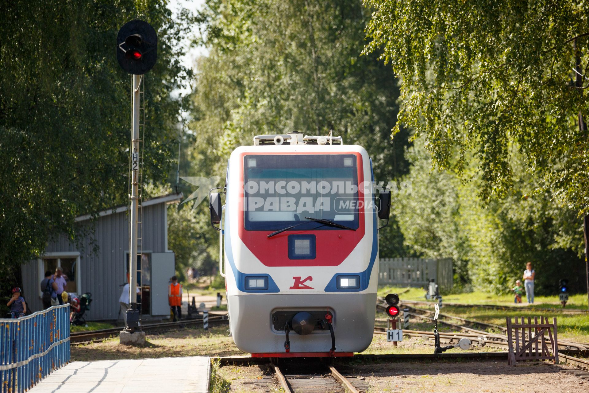 Санкт-Петербург. Малая Октябрьская детская железная дорога.