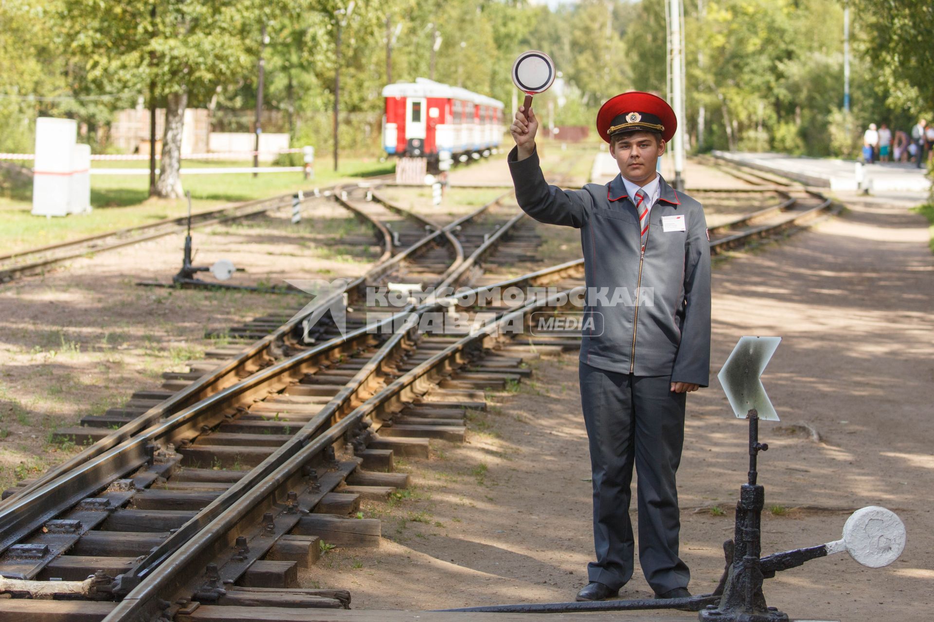 Санкт-Петербург. Малая Октябрьская детская железная дорога.