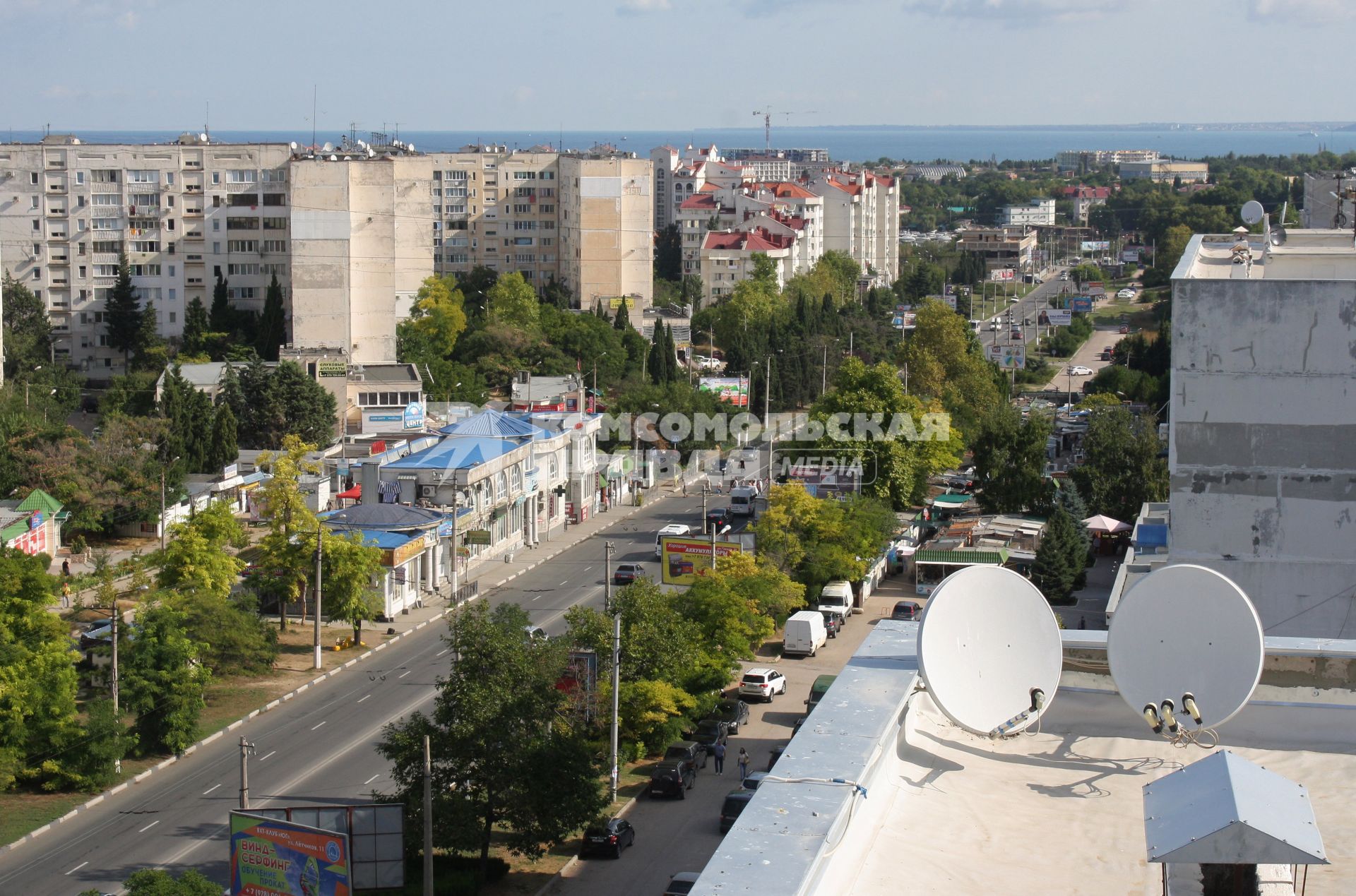 Севастополь. Вид на проспект героев Сталинграда.