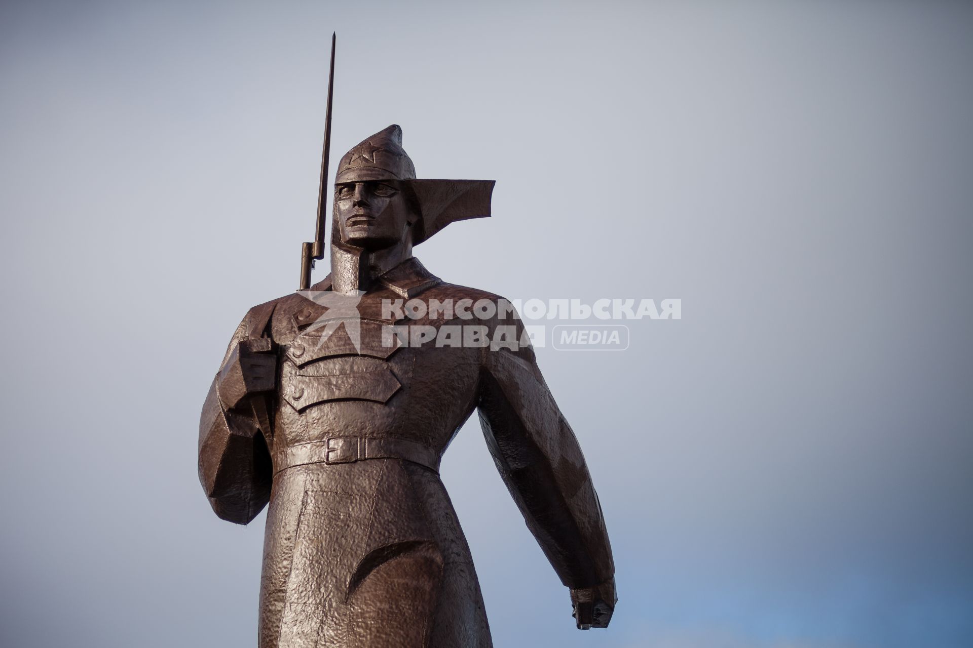 Ставрополь. Памятник Солдату-красногвардейцу на Крепостной горке.