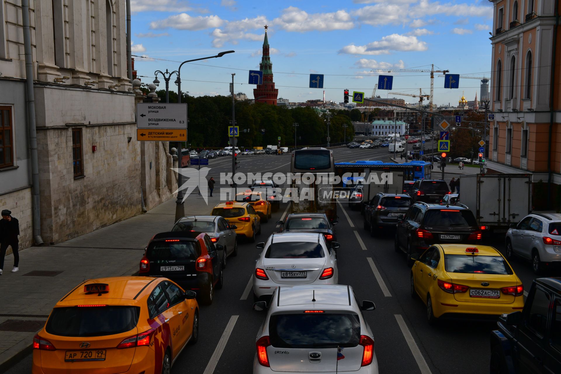 Москва. Вид на Кремль.