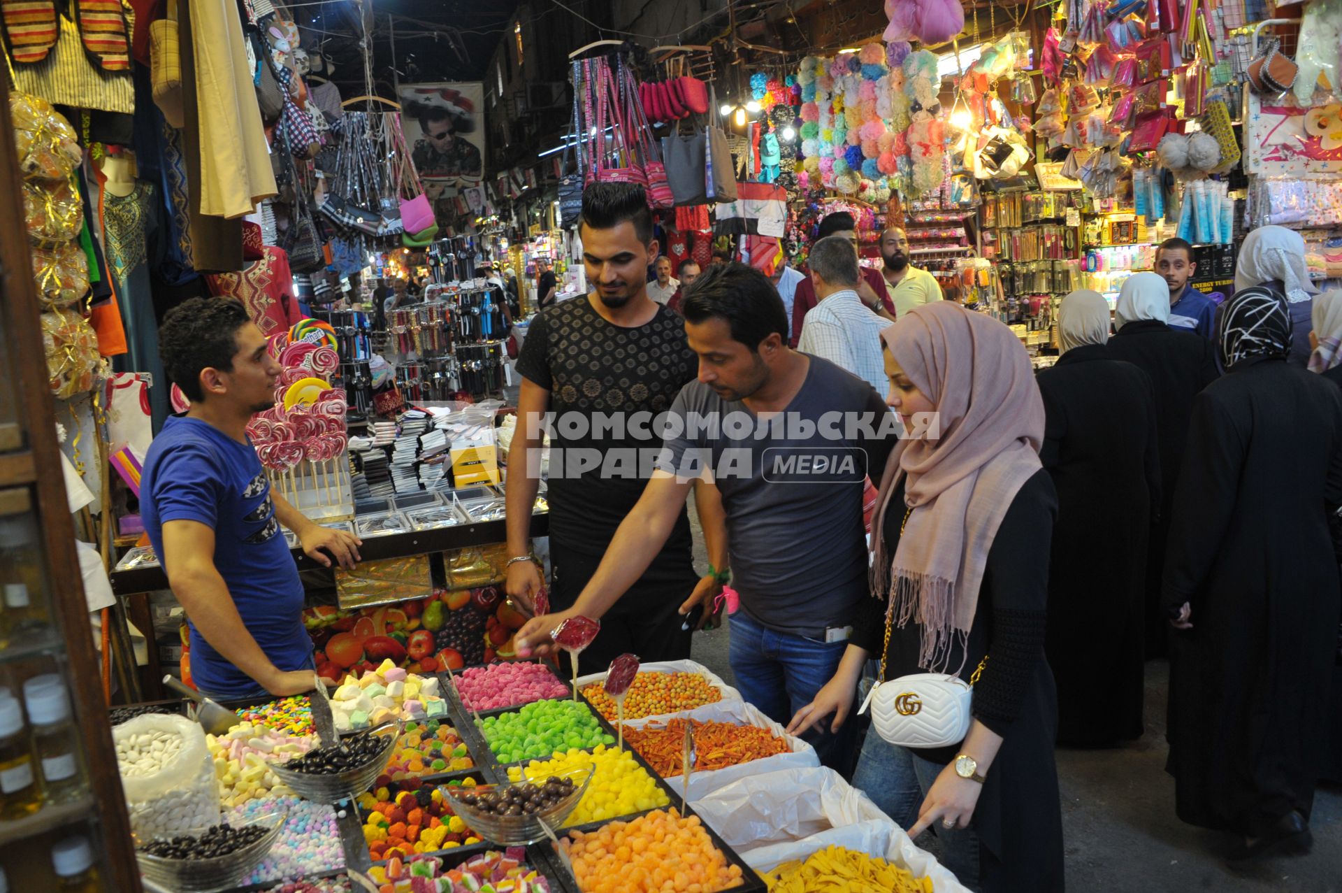Сирия, Дамаск. На городском рынке.
