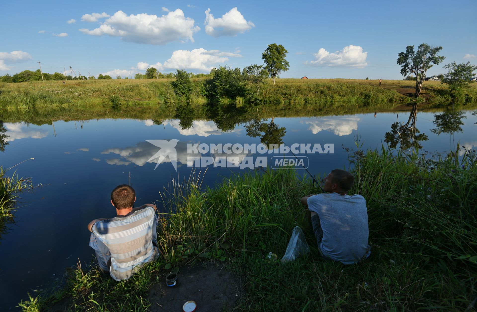 Оренбургская область. Рыбаки.