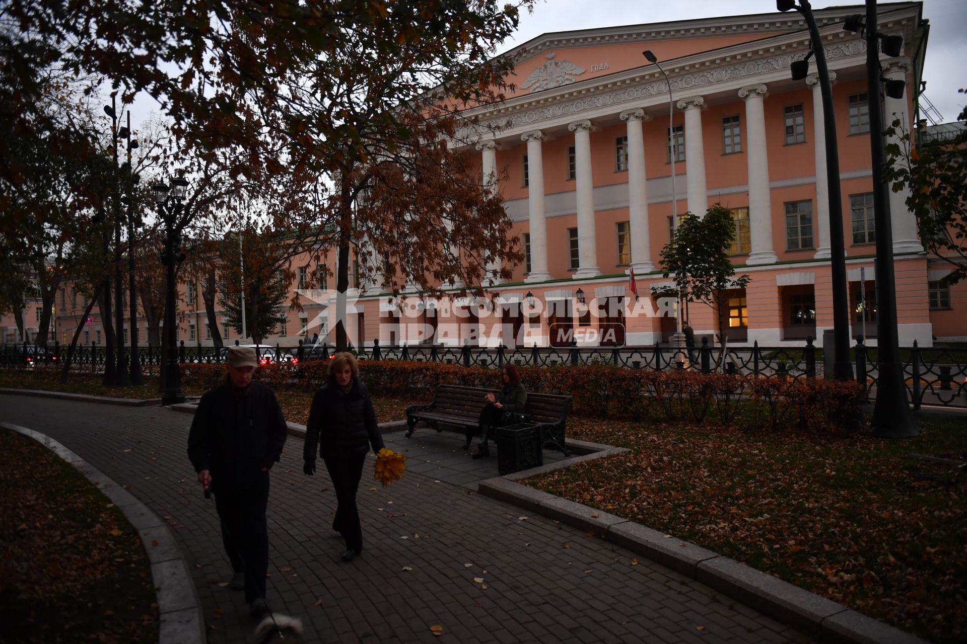 Москва. Здание Московской городской думы на Страстном бульваре.