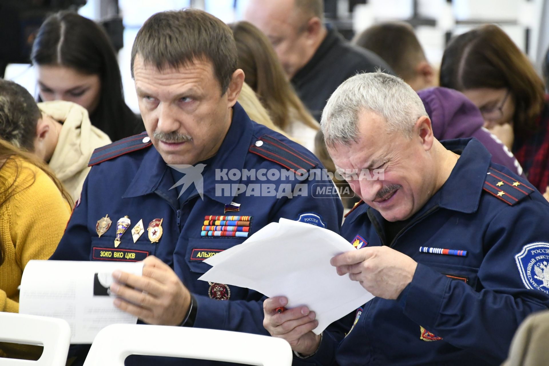 Тула. Участники Всероссийской  акции `Большой этнографический диктант - 2018`.